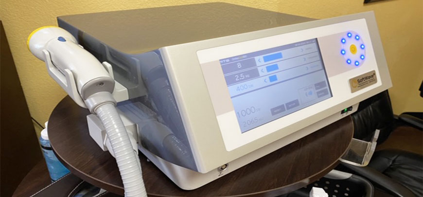 SoftWave Therapy device used at Martin Family Chiropractic Centers in Concord